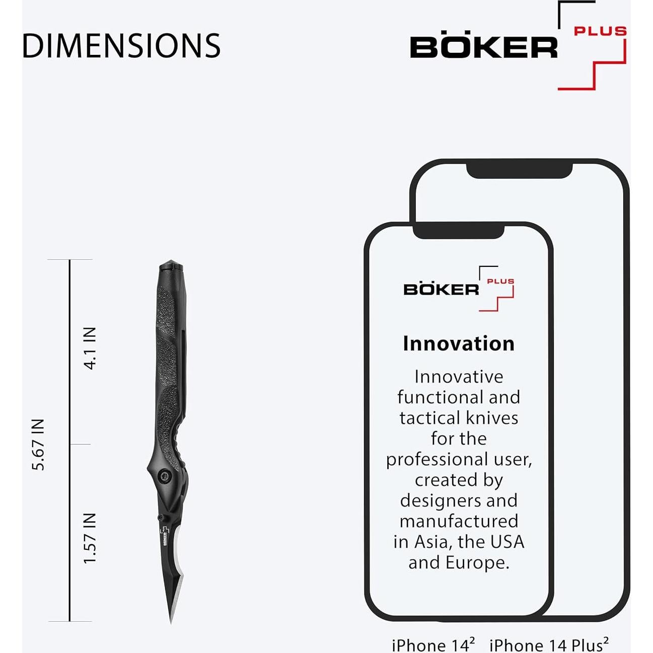 Cuchillo de Supervivencia Boker Plus 01BO047 10.48 cm Acero Inoxidable