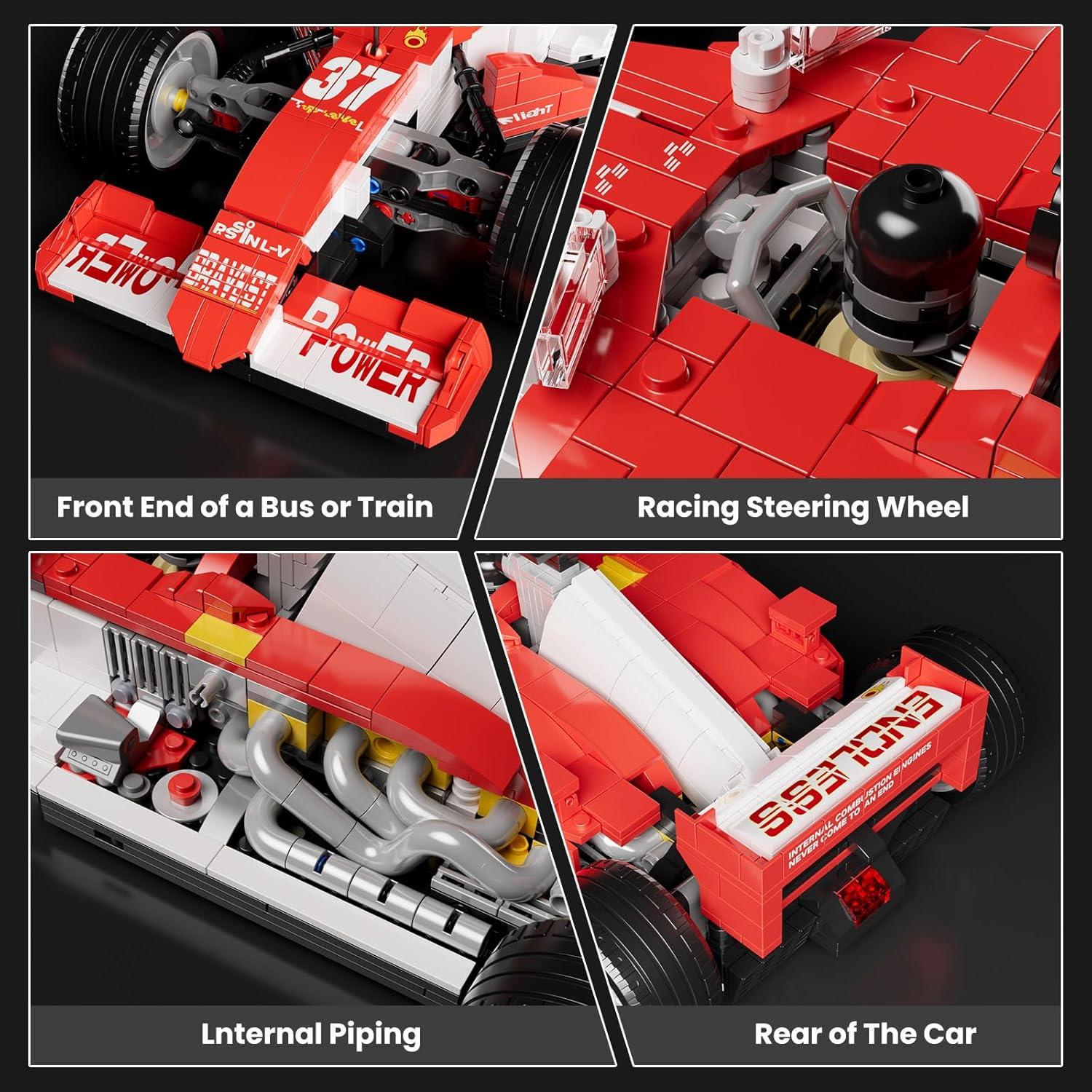 Mould King 10035 F1 Set Construcción Coche 1:12 1603 Piezas