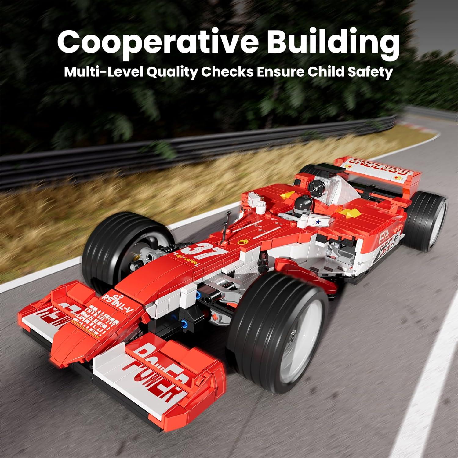 Mould King 10035 F1 Set Construcción Coche 1:12 1603 Piezas