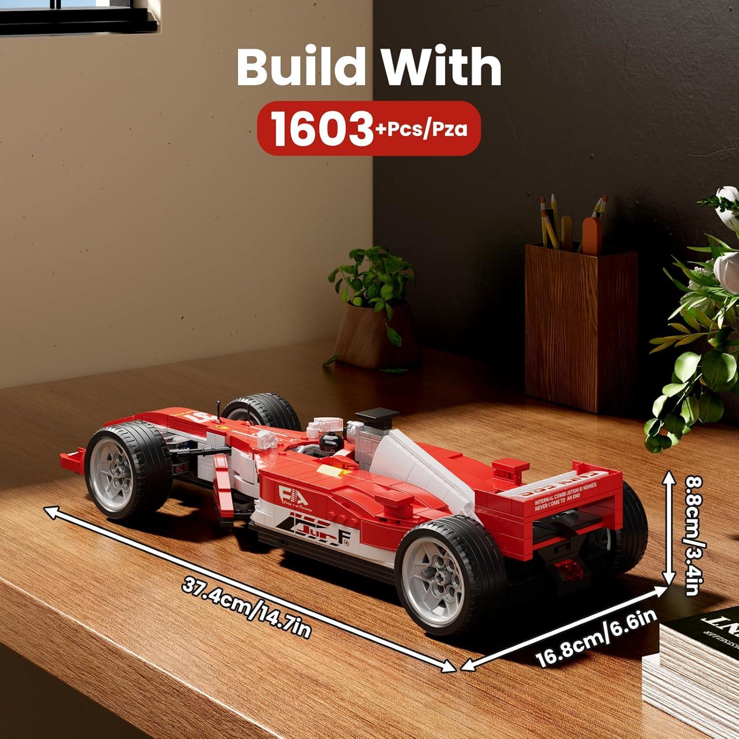 Mould King 10035 F1 Set Construcción Coche 1:12 1603 Piezas