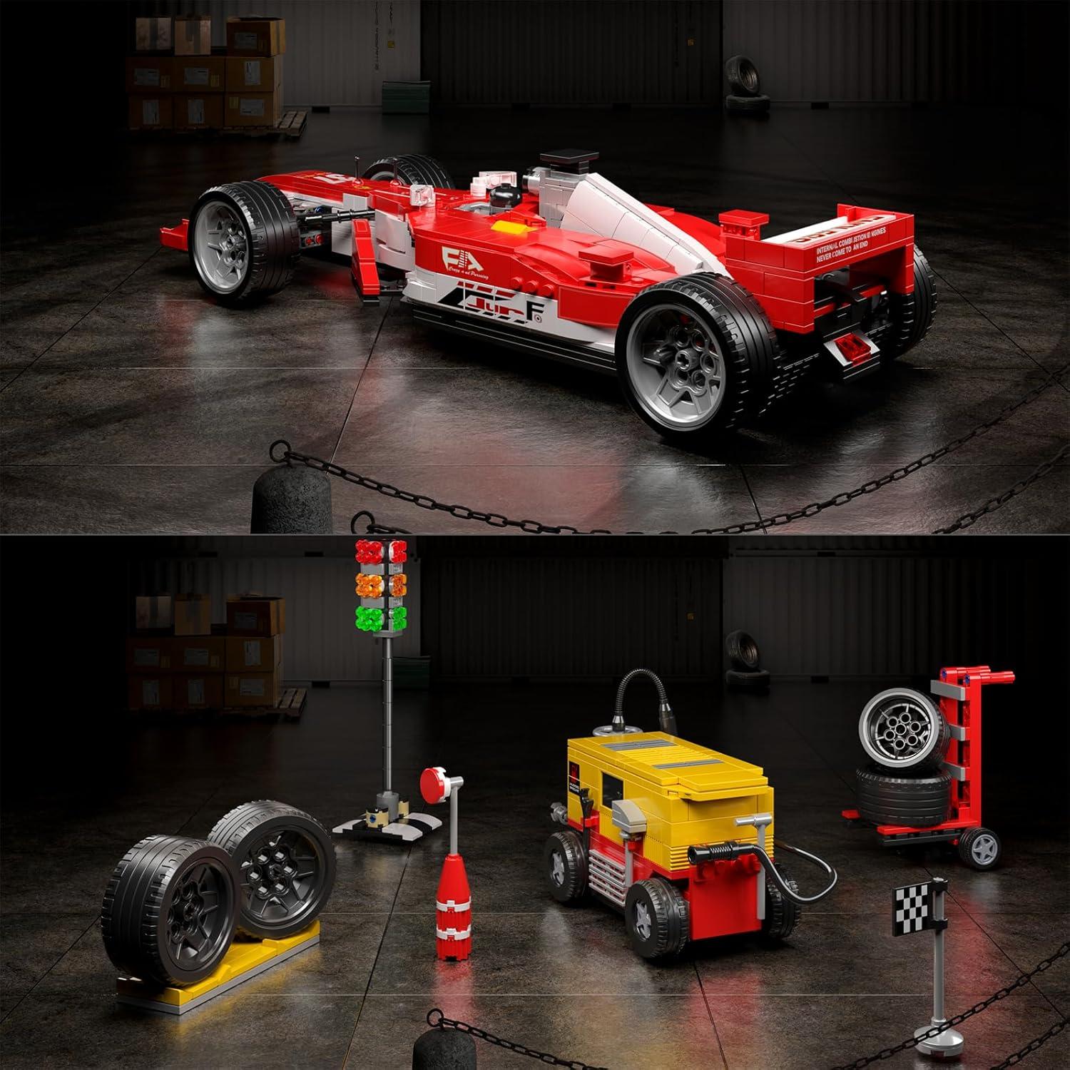 Mould King 10035 F1 Set Construcción Coche 1:12 1603 Piezas