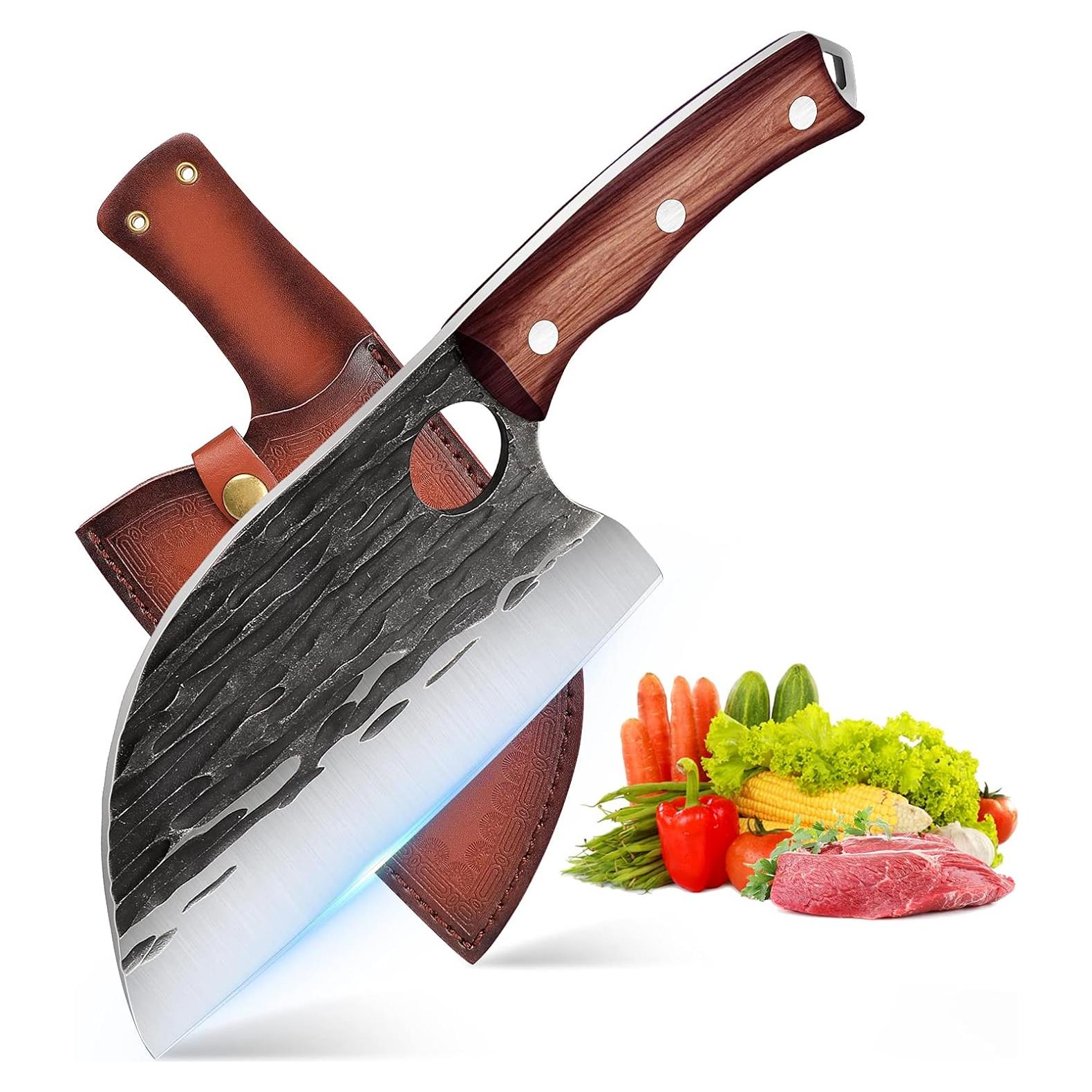 Cuchillo de Chef ROCOCO 16.5 cm Acero Alto Carbono Mango Madera