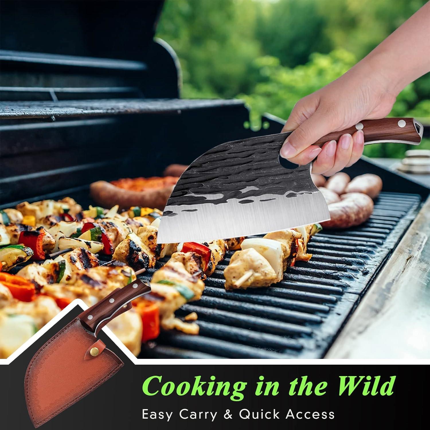 Cuchillo de Chef ROCOCO 16.5 cm Acero Alto Carbono Mango Madera