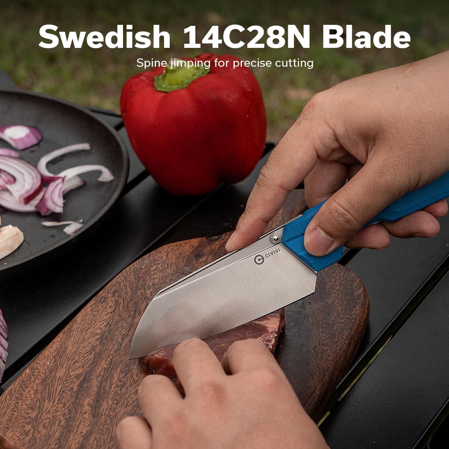 Cuchillo Plegable CIVIVI Hid 10.5 cm Hoja 14C28N Mango G10 Azul