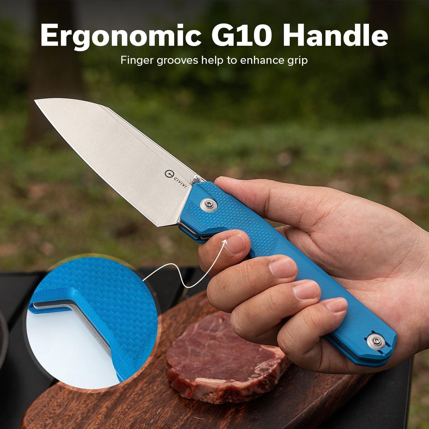 Cuchillo Plegable CIVIVI Hid 10.5 cm Hoja 14C28N Mango G10 Azul