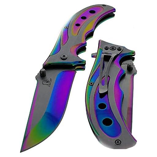 Cuchillo de bolsillo plegable Falcon 20.32 cm acero inoxidable