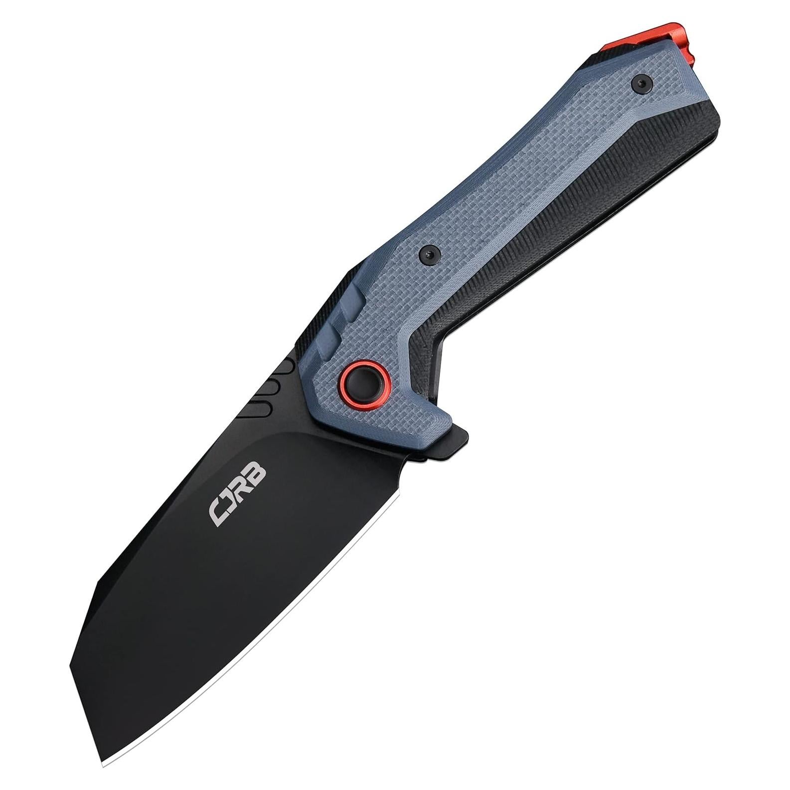 Cuchillo Plegable CJRB Tigris 21.6cm Acero AR-RPM9 Negro/Azul