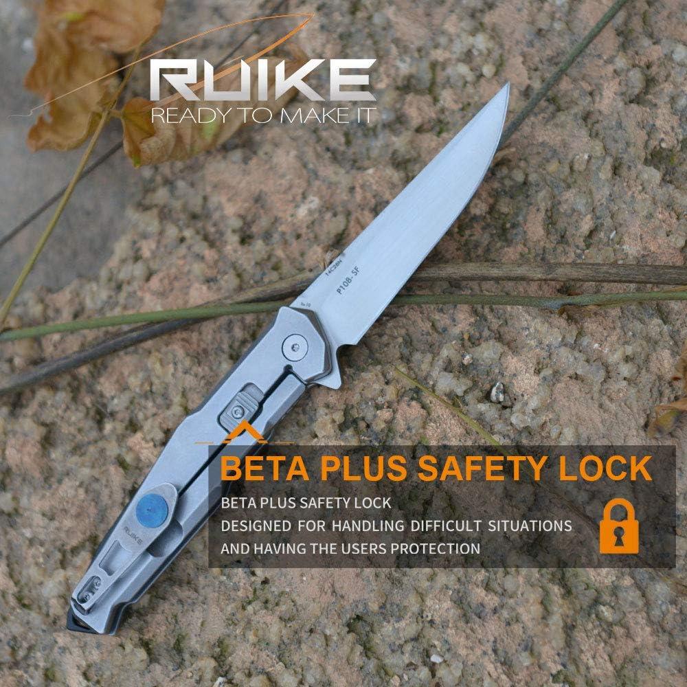 Cuchillo Táctico Plegable Ruike RKEP108SF Acero Inoxidable 21cm