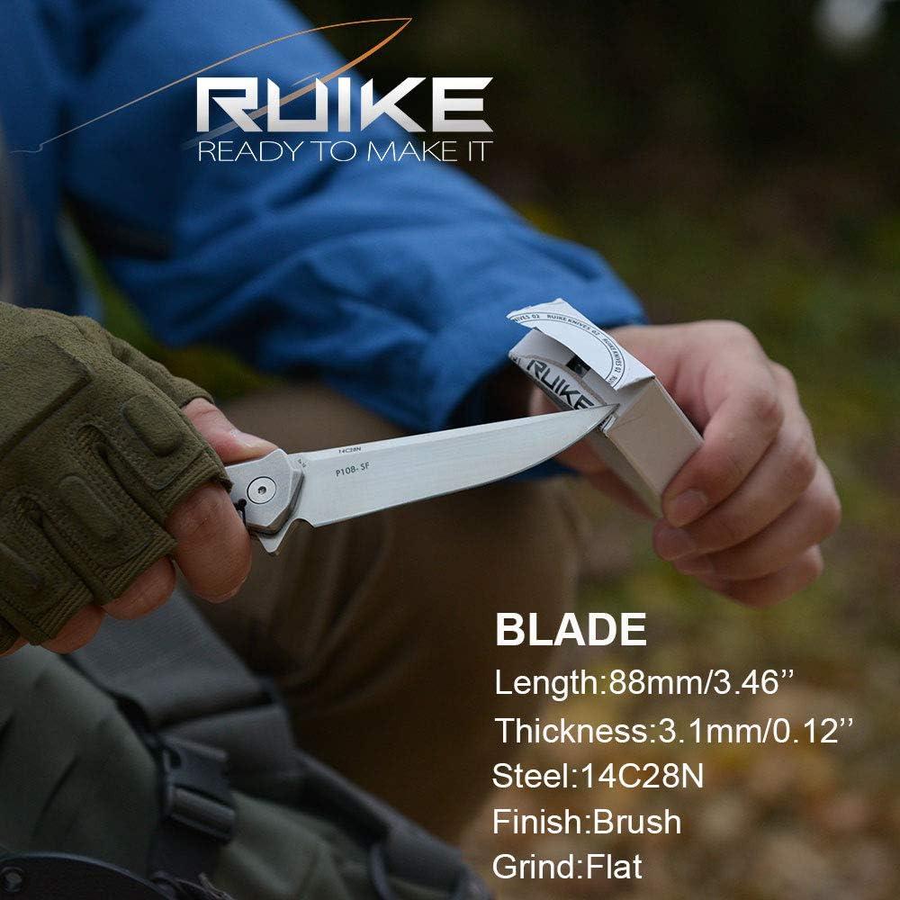 Cuchillo Táctico Plegable Ruike RKEP108SF Acero Inoxidable 21cm