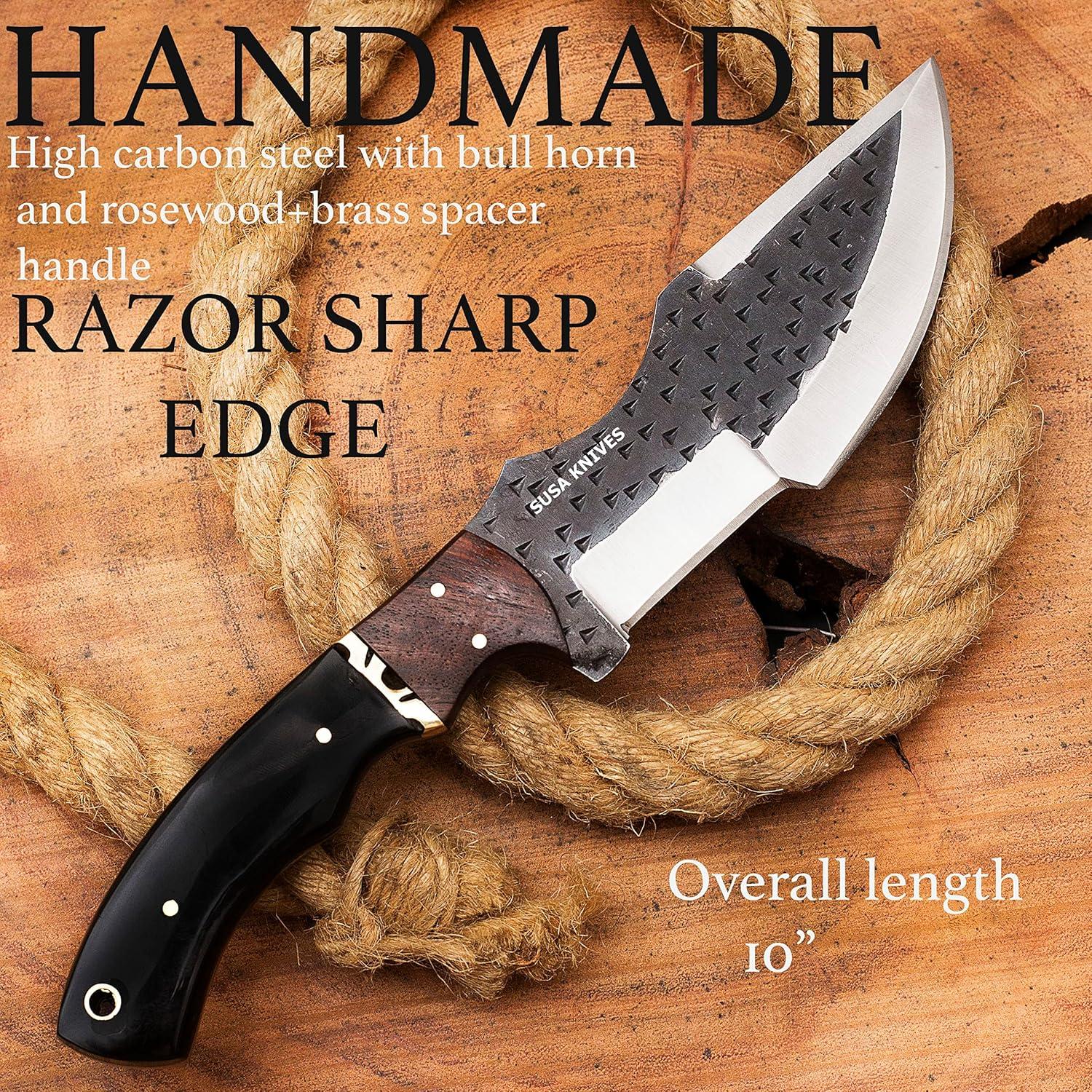 Cuchillo de Supervivencia SUSA KNIVES Tracker Forjado 25.4 cm