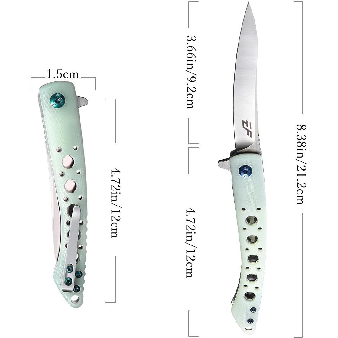 Cuchillo Plegable Eafengrow EF943 Acero D2 Mango G10 21.2 cm