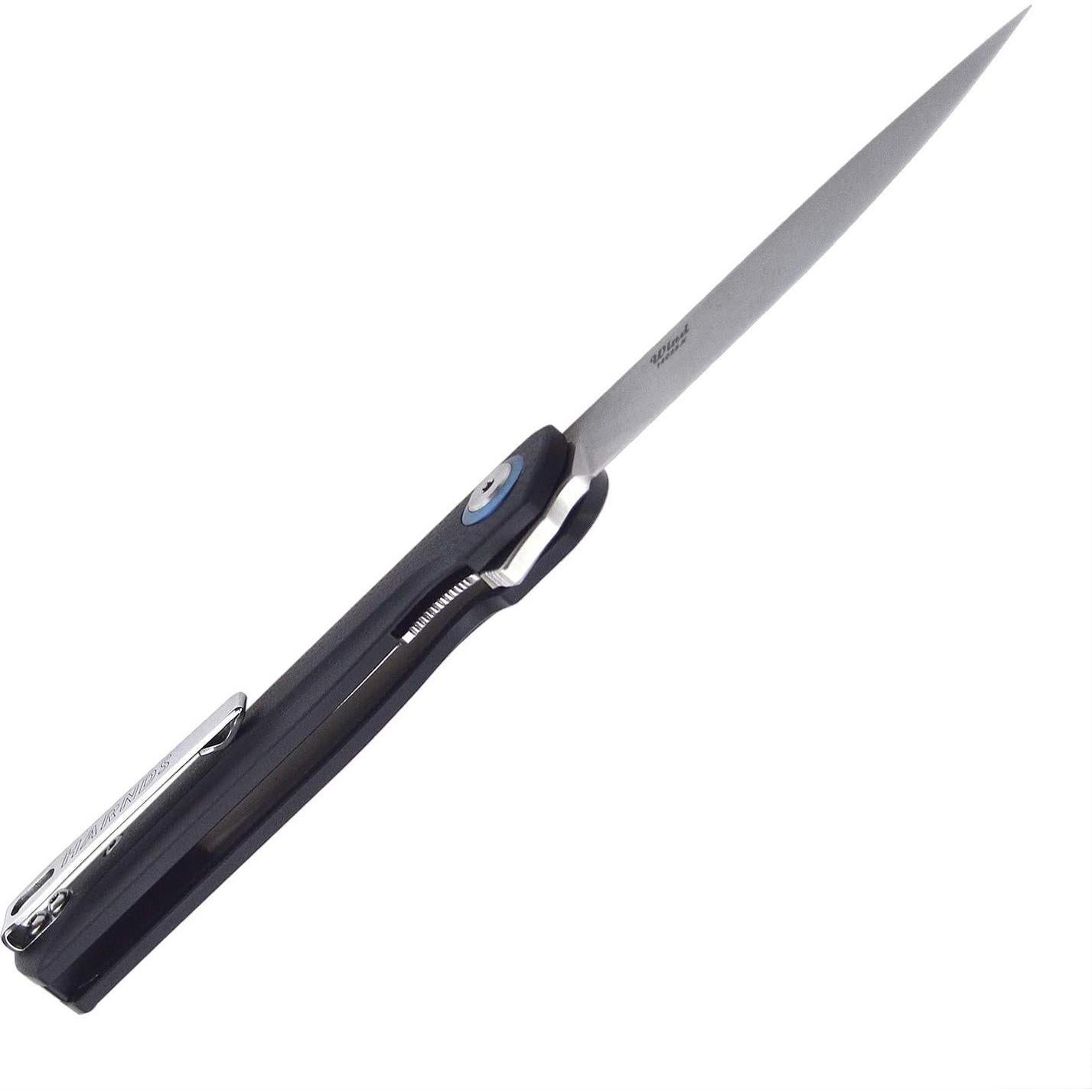 Cuchillo Plegable Harnds Wind Acero Sandvik 7.39 cm Negro