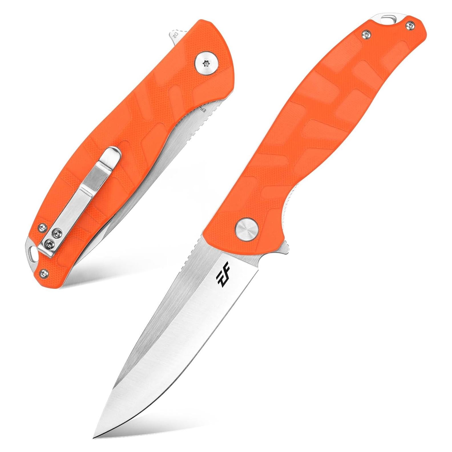 Cuchillo Plegable Eafengrow EF237 Hoja Acero D2 Mango G10 22.1 cm