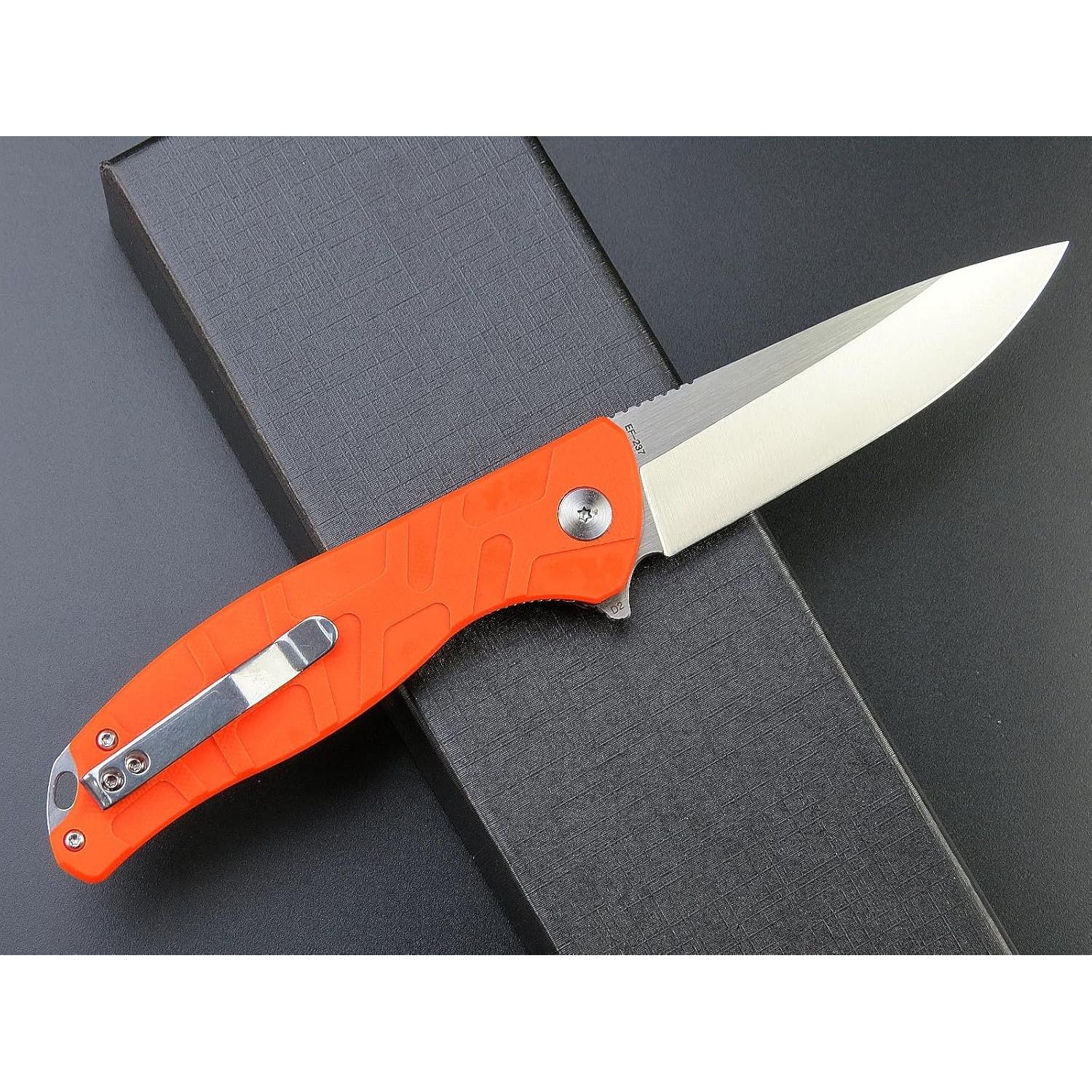 Cuchillo Plegable Eafengrow EF237 Hoja Acero D2 Mango G10 22.1 cm