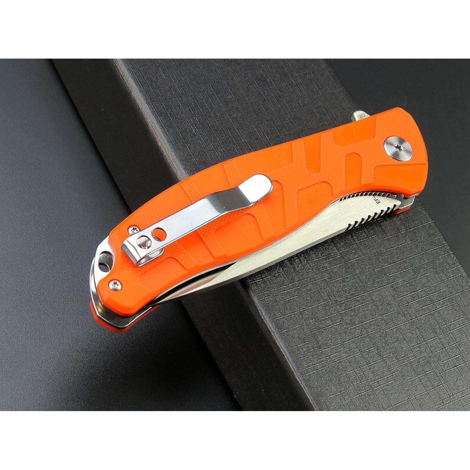 Cuchillo Plegable Eafengrow EF237 Hoja Acero D2 Mango G10 22.1 cm