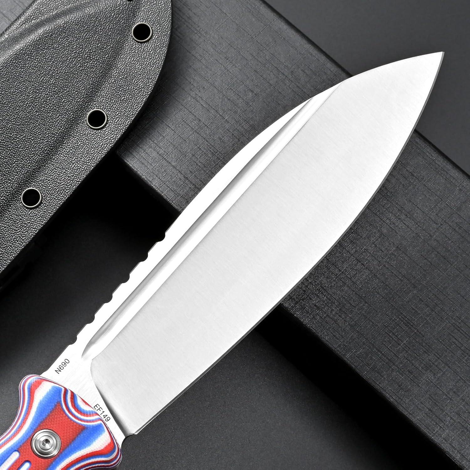 Cuchillo Fijo Eafengrow EF149 Acero N690 Mango G10 31.5 cm