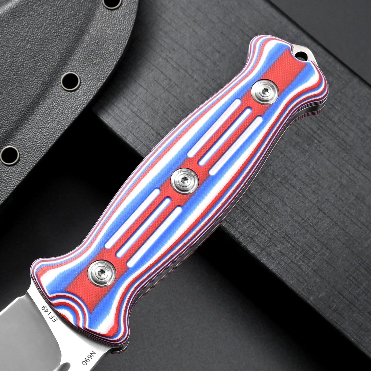 Cuchillo Fijo Eafengrow EF149 Acero N690 Mango G10 31.5 cm