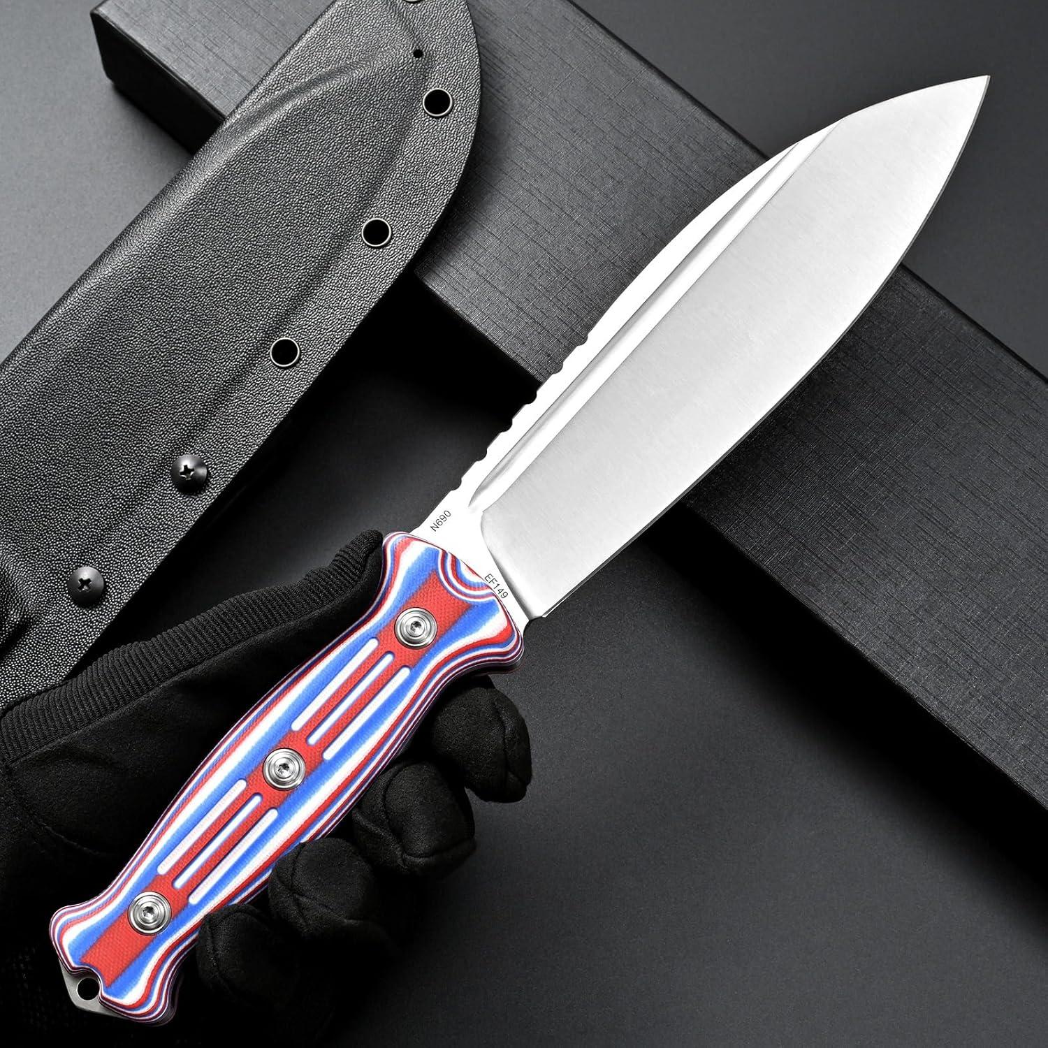 Cuchillo Fijo Eafengrow EF149 Acero N690 Mango G10 31.5 cm