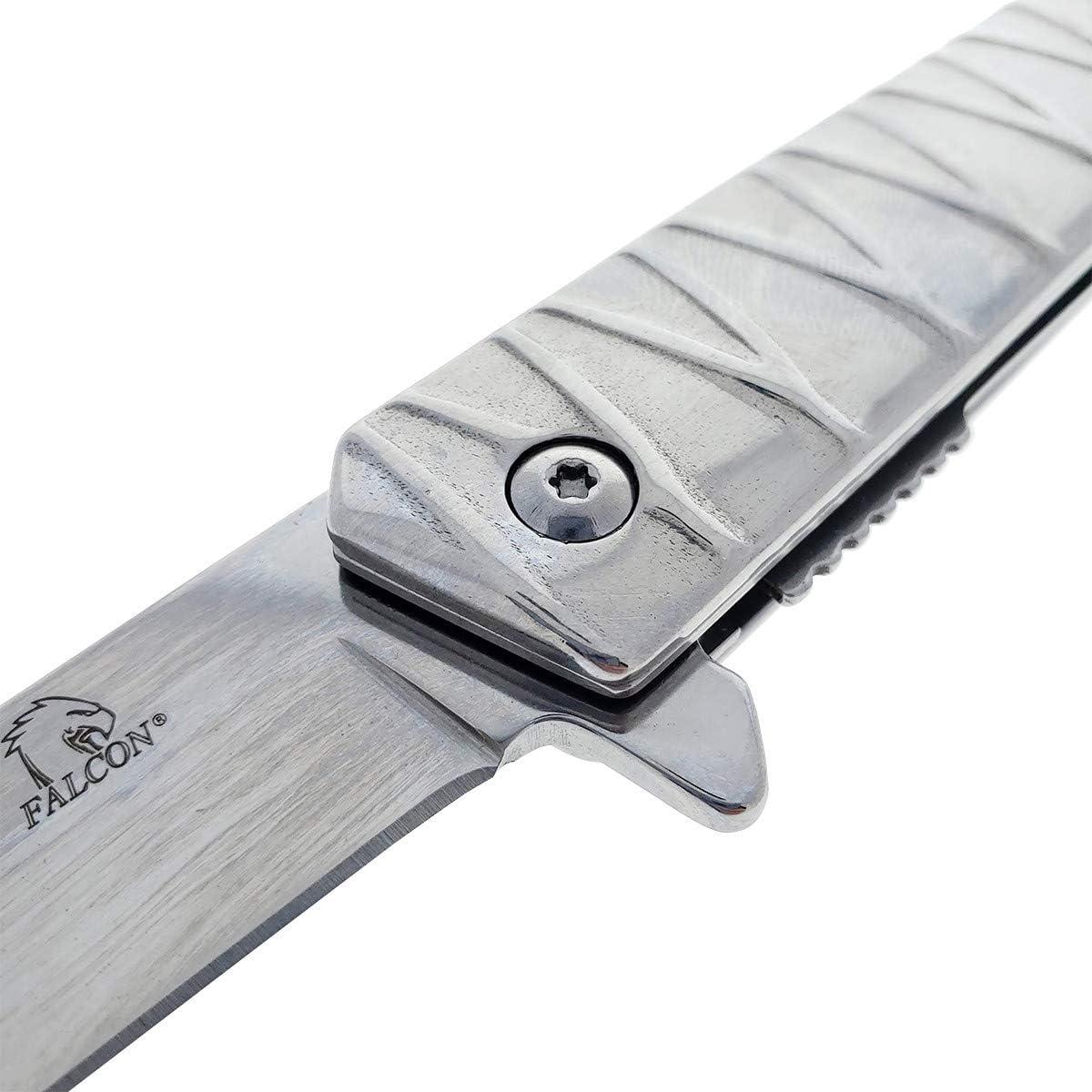 Cuchillo de bolsillo plegable Falcon Tanto 20.32 cm acero inoxidable