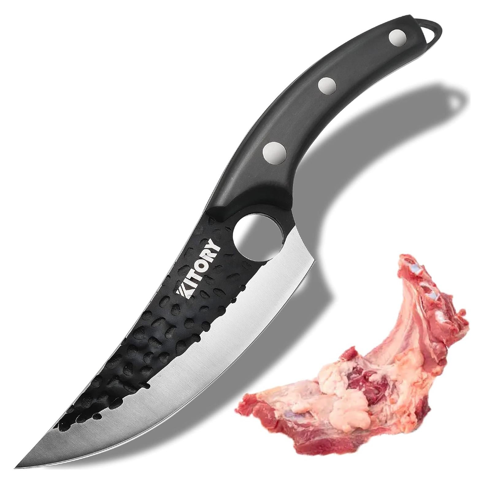 Cuchillo de Deshuesar Kitory Forjado a Mano 15.24 cm Acero Carbono