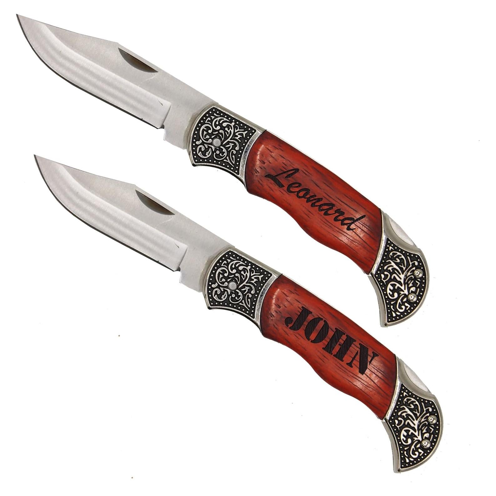 Cuchillo Plegable Mis Recuerdos Personales con Mango de Palisandro