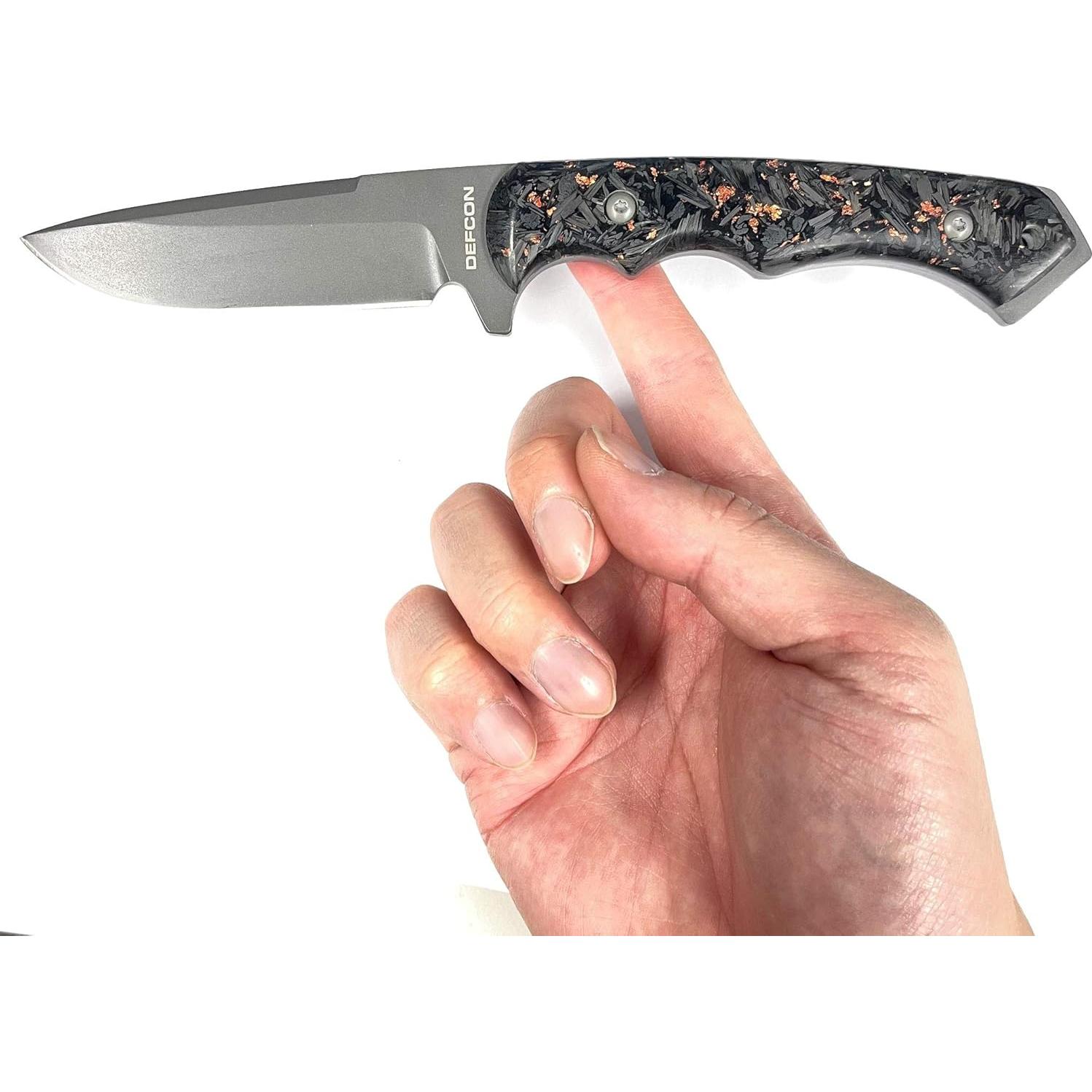 Cuchillo de Caza DEFCON D2 TD007 con Funda Kydex 23 cm