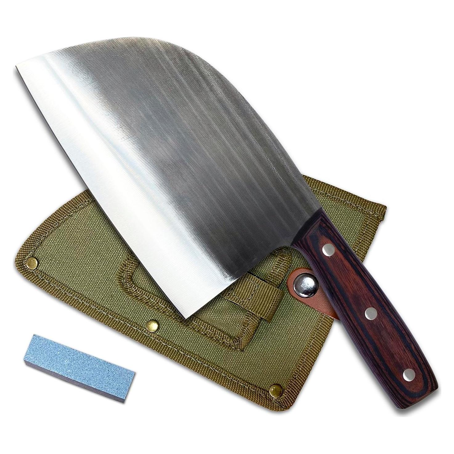 Cuchillo de Chef Carnicero KNIFAST Forjado 27.94 cm Acero Carbono