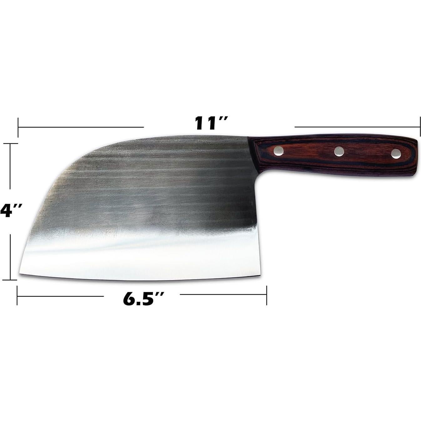 Cuchillo de Chef Carnicero KNIFAST Forjado 27.94 cm Acero Carbono