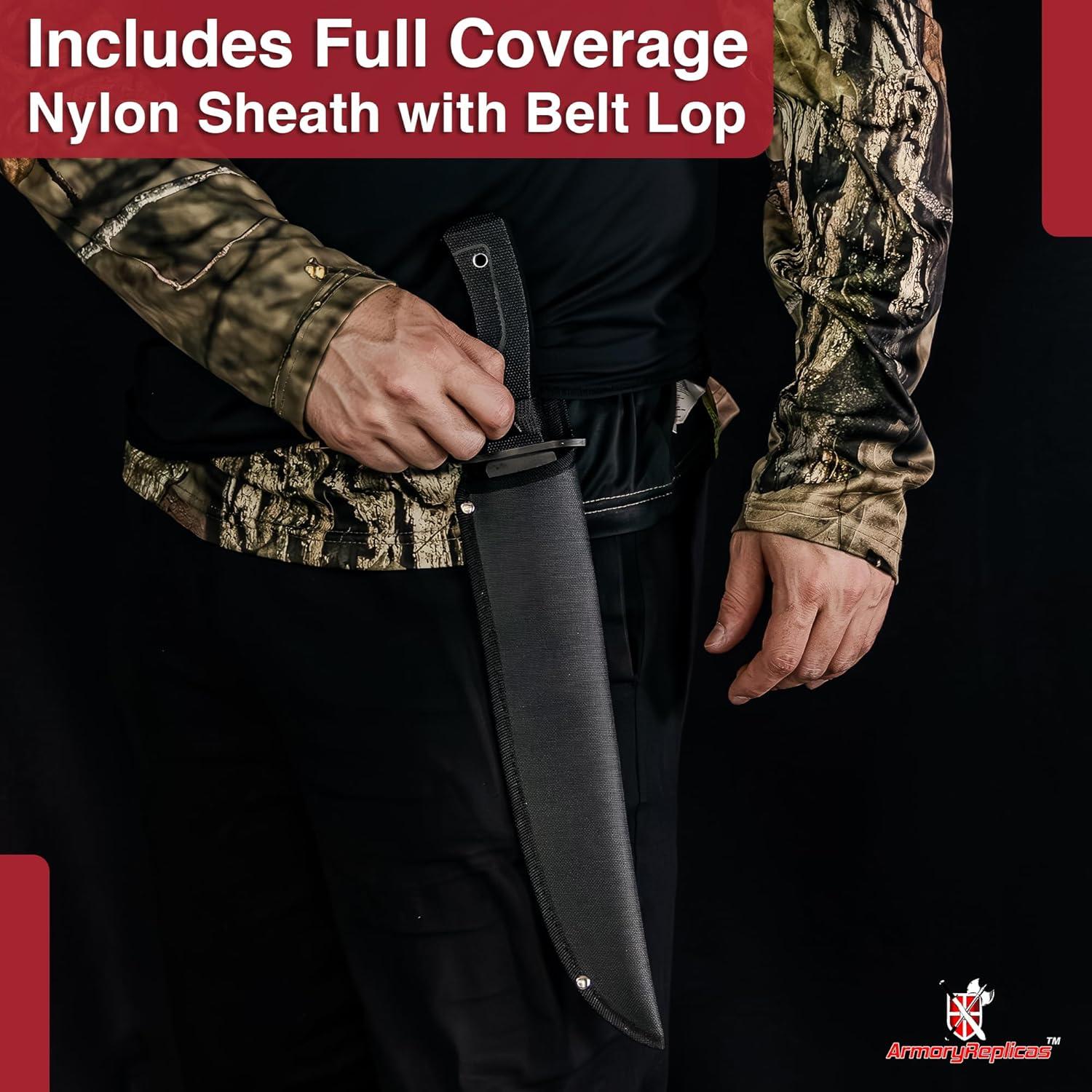 Cuchillo Deportivo Sawback Nocturno Armory Replicas 30.99 cm