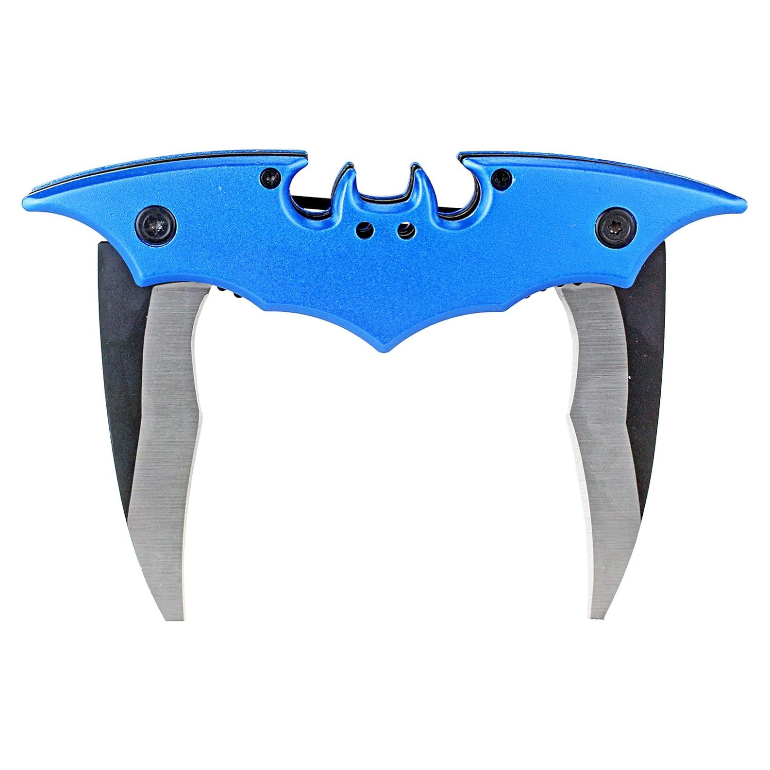 Cuchillo Plegable Kii Murciélago 28 cm Acero Inoxidable Azul