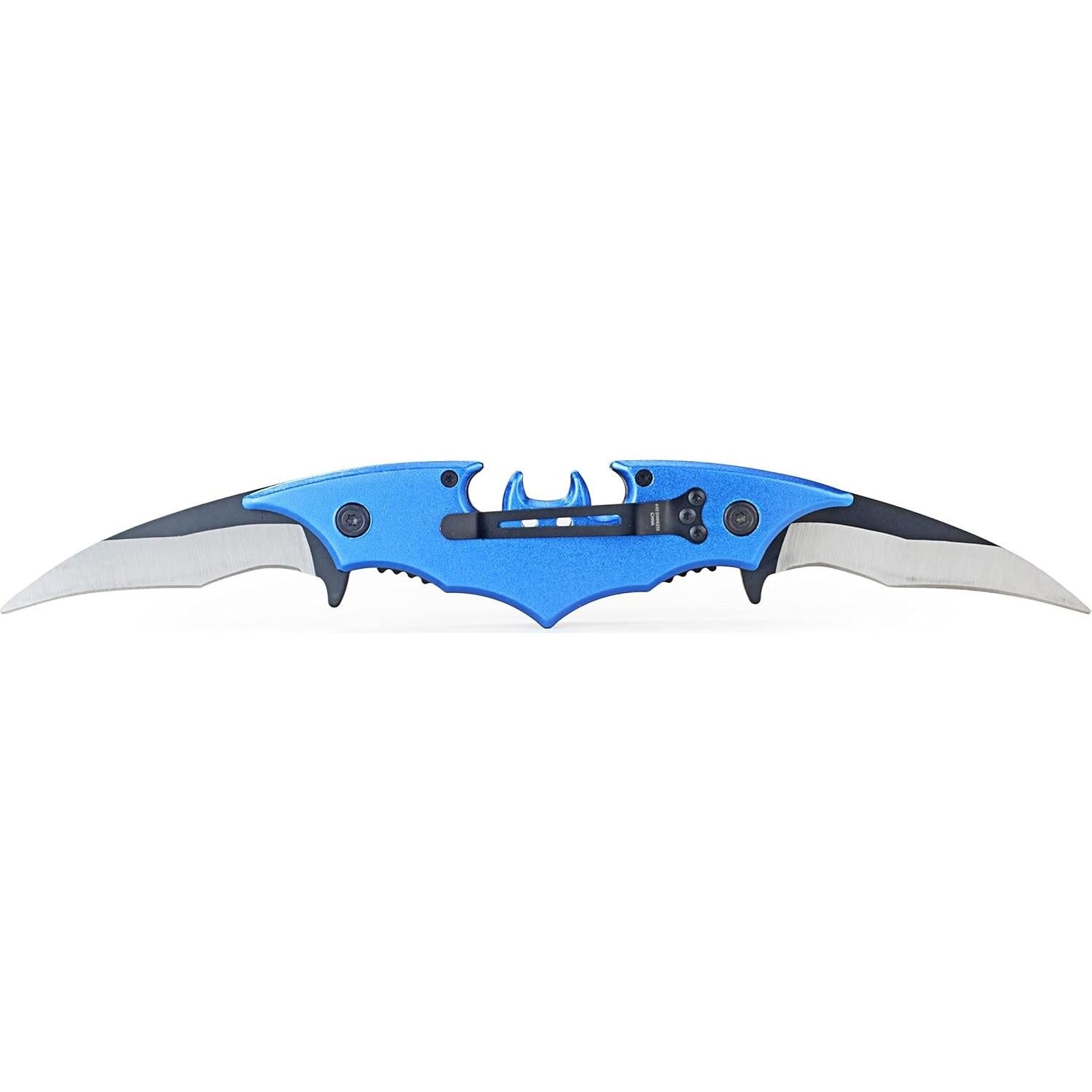 Cuchillo Plegable Kii Murciélago 28 cm Acero Inoxidable Azul
