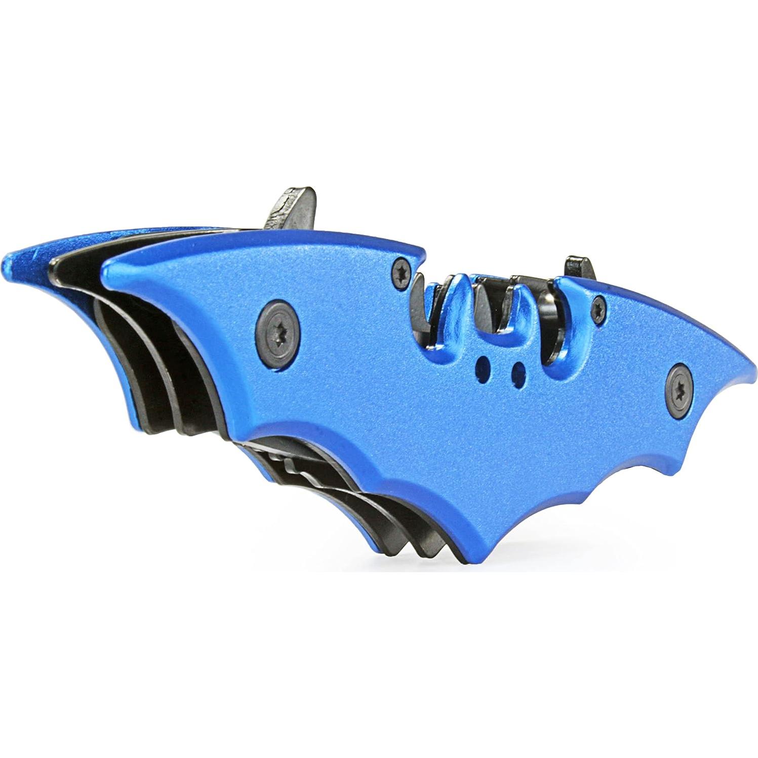 Cuchillo Plegable Kii Murciélago 28 cm Acero Inoxidable Azul