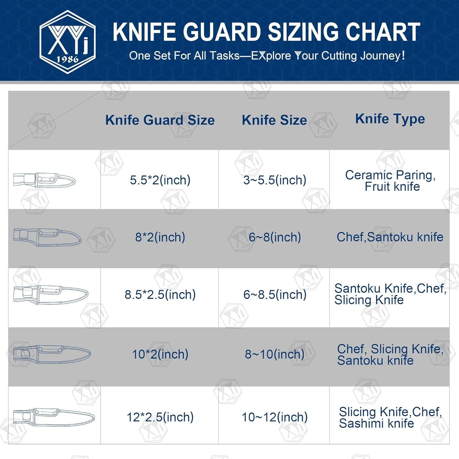 Funda Universal para Cuchillos XYJ Negra 20x5 cm Impermeable