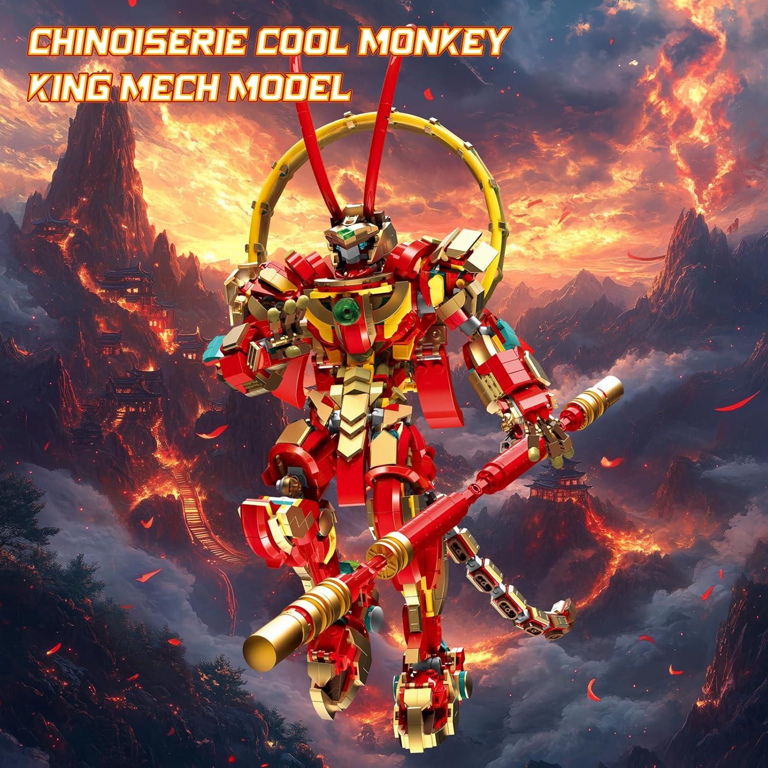 Conjunto de Construcción Robot Mech Wukong NUTCRACKER 1393 Piezas