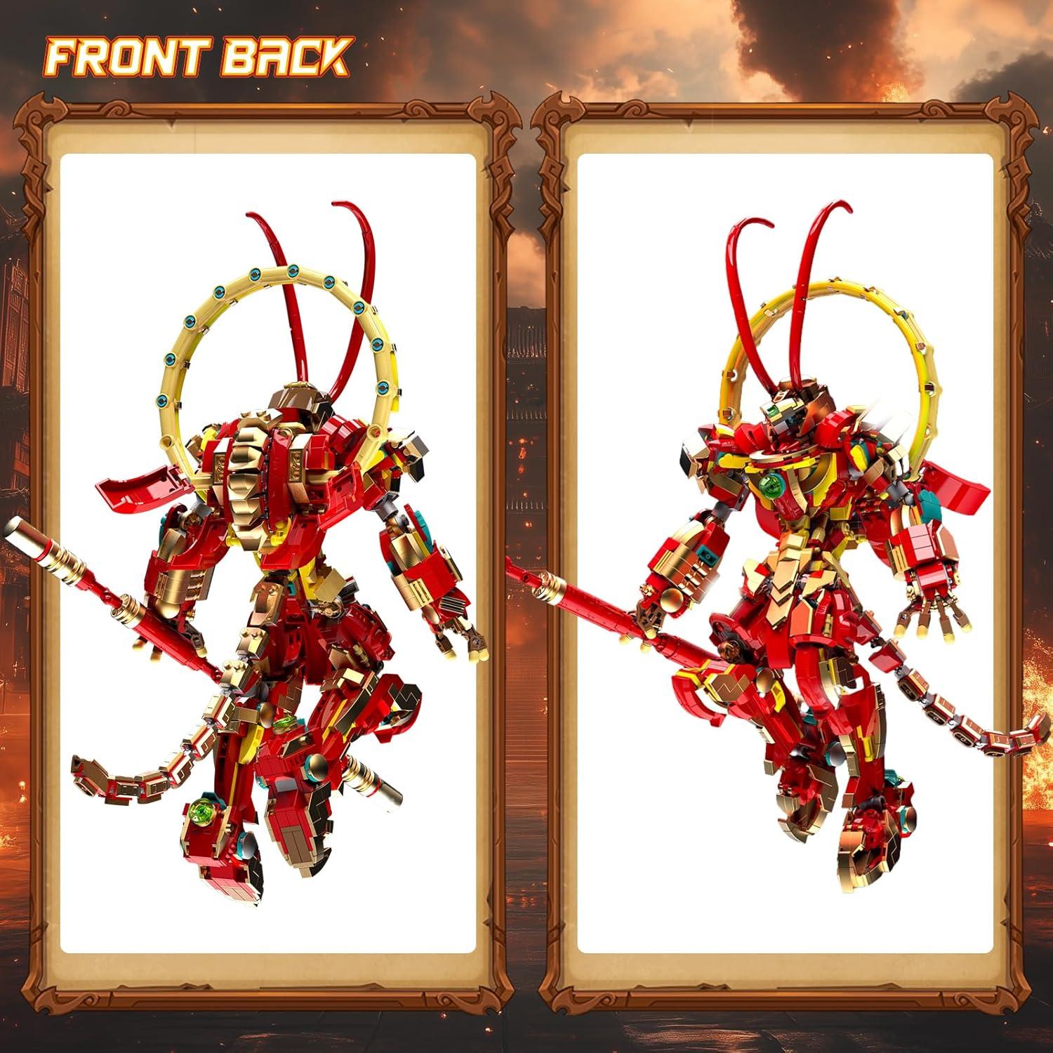 Conjunto de Construcción Robot Mech Wukong NUTCRACKER 1393 Piezas