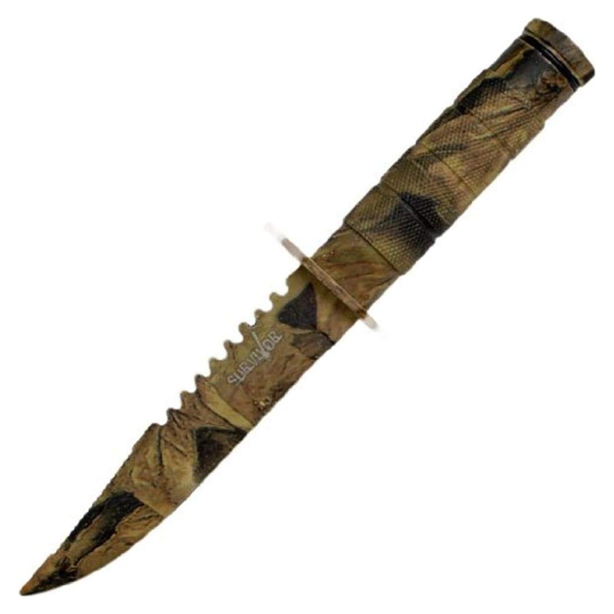Cuchillo de Supervivencia SUPERviviente HK-690, 21.6 cm, Acero Inoxidable