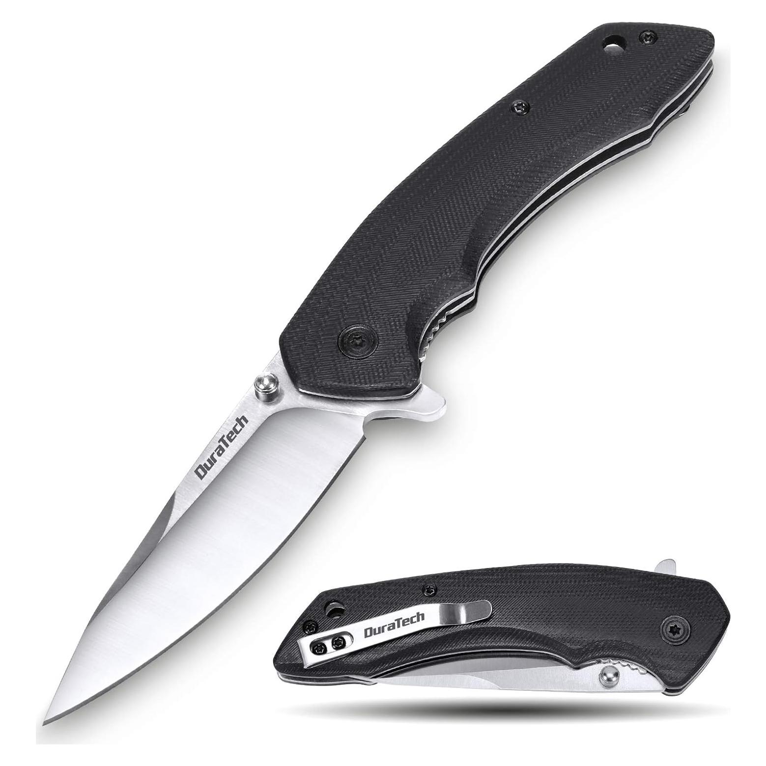 Cuchillo Plegable DURATECH EDC 8CR13MOV 19.69 cm Negro