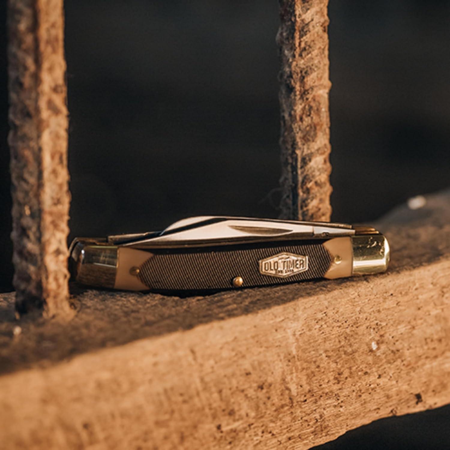 Cuchillo Plegable Old Timer 34OT Middleman 14.5cm Acero Inoxidable