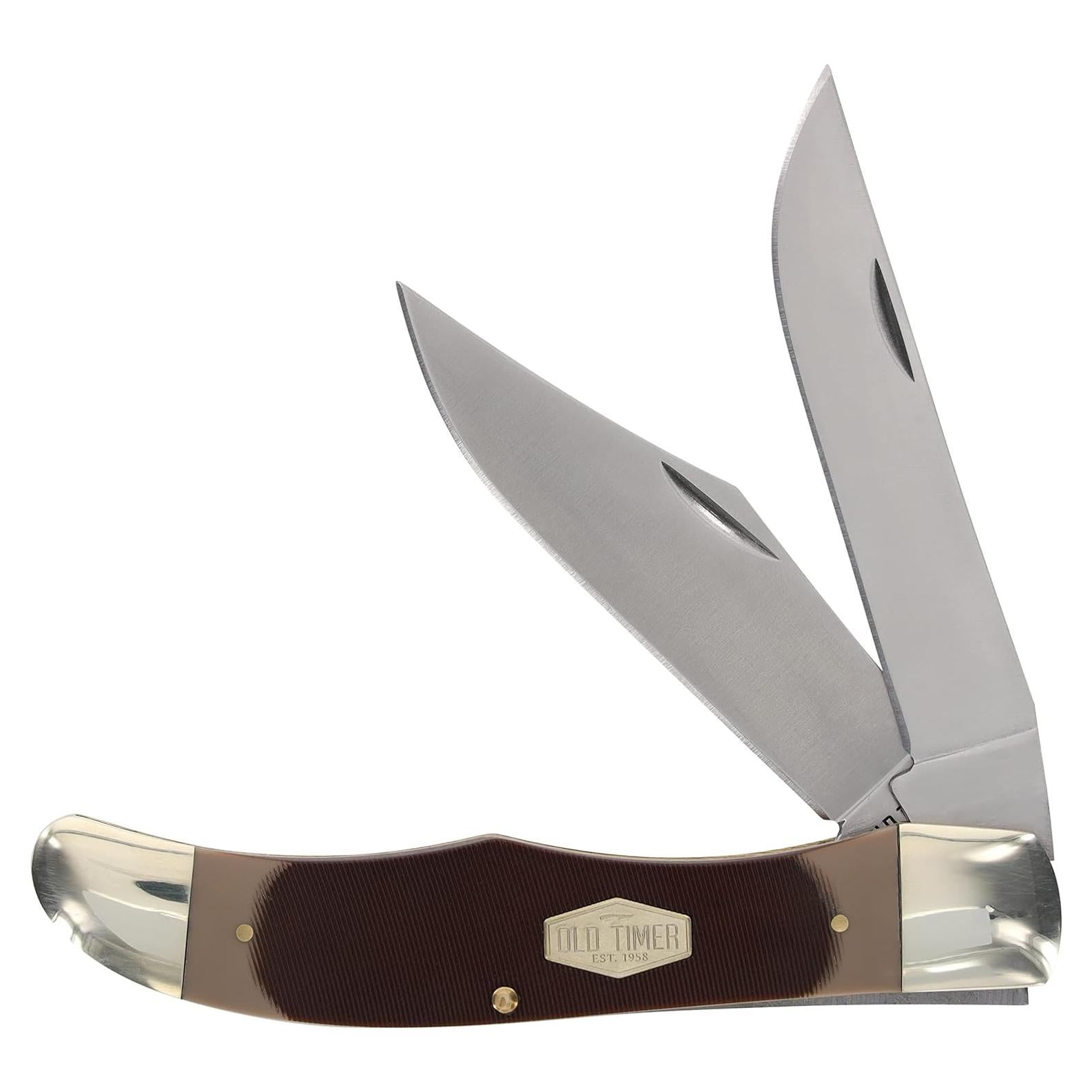 Cuchillo de bolsillo plegable Old Timer 25OT 23.6cm 2 hojas acero