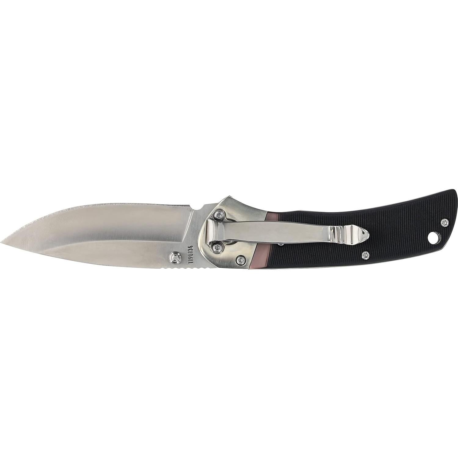 Cuchillo Old Timer 902OT de Acero Inoxidable 17.5 cm Negro
