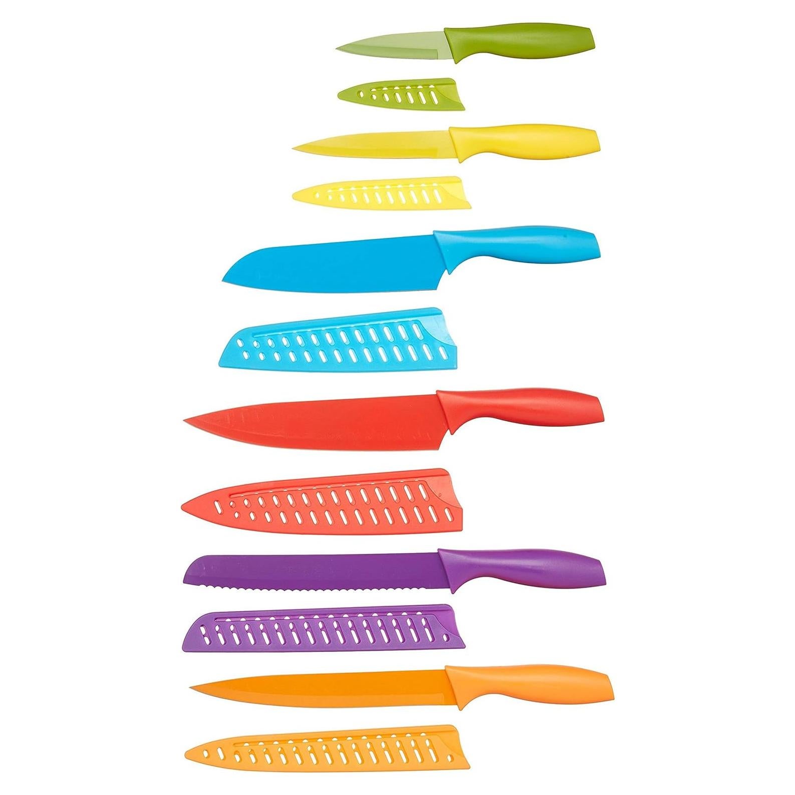 Juego de cuchillos de cocina 12 piezas Amazon Basics