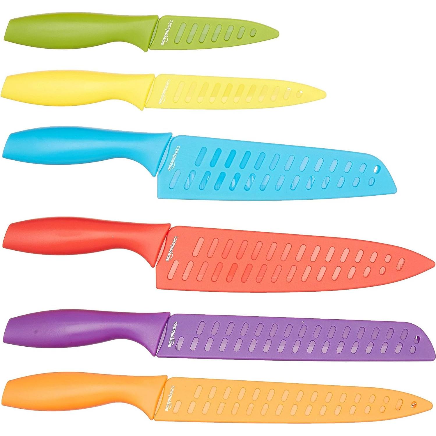 Juego de cuchillos de cocina 12 piezas Amazon Basics