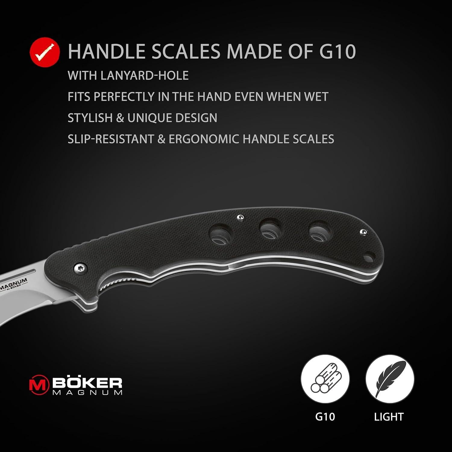 Cuchillo Kukri Pocket Boker Magnum 11.75 cm Acero Inoxidable