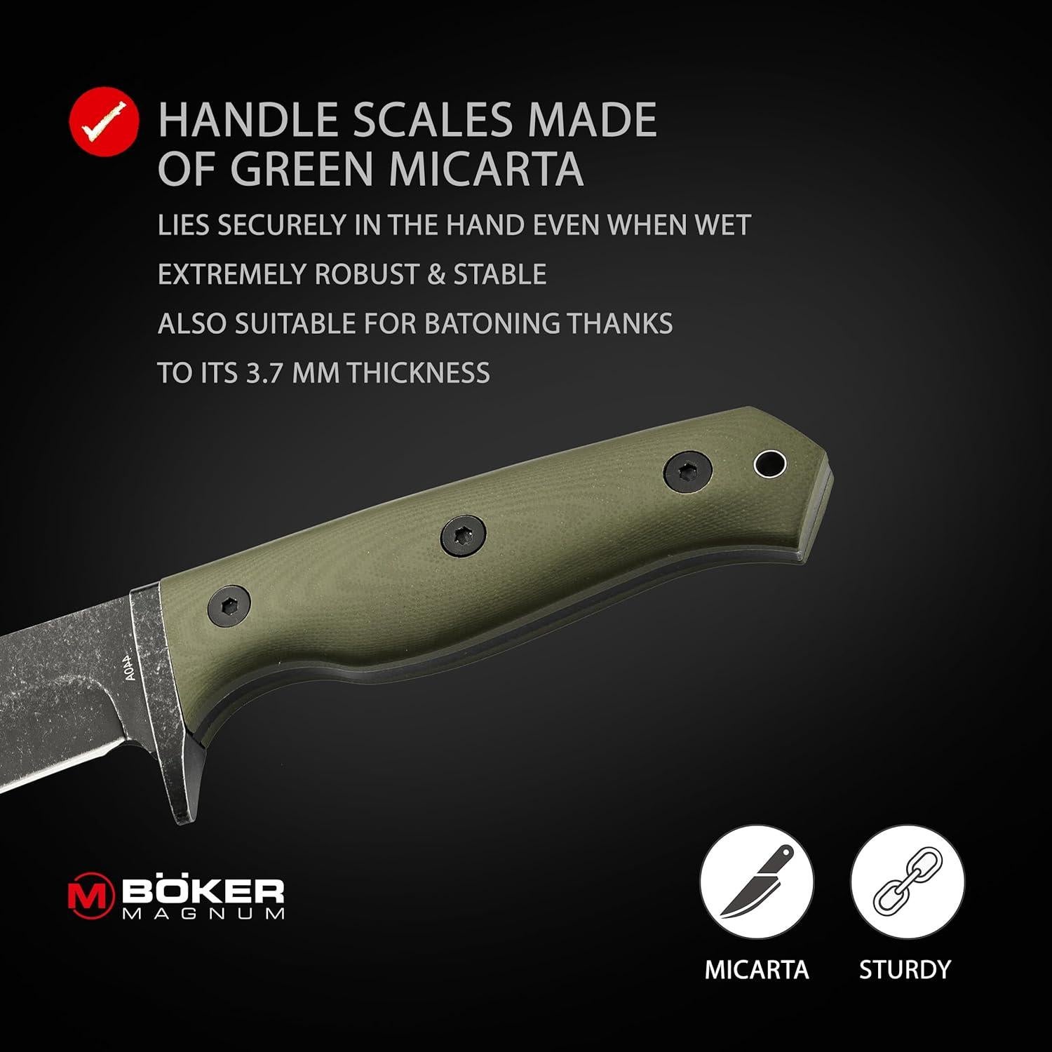 Cuchillo Plegable EDC BÖKER Coffin Denim Micarta Azul 8cm