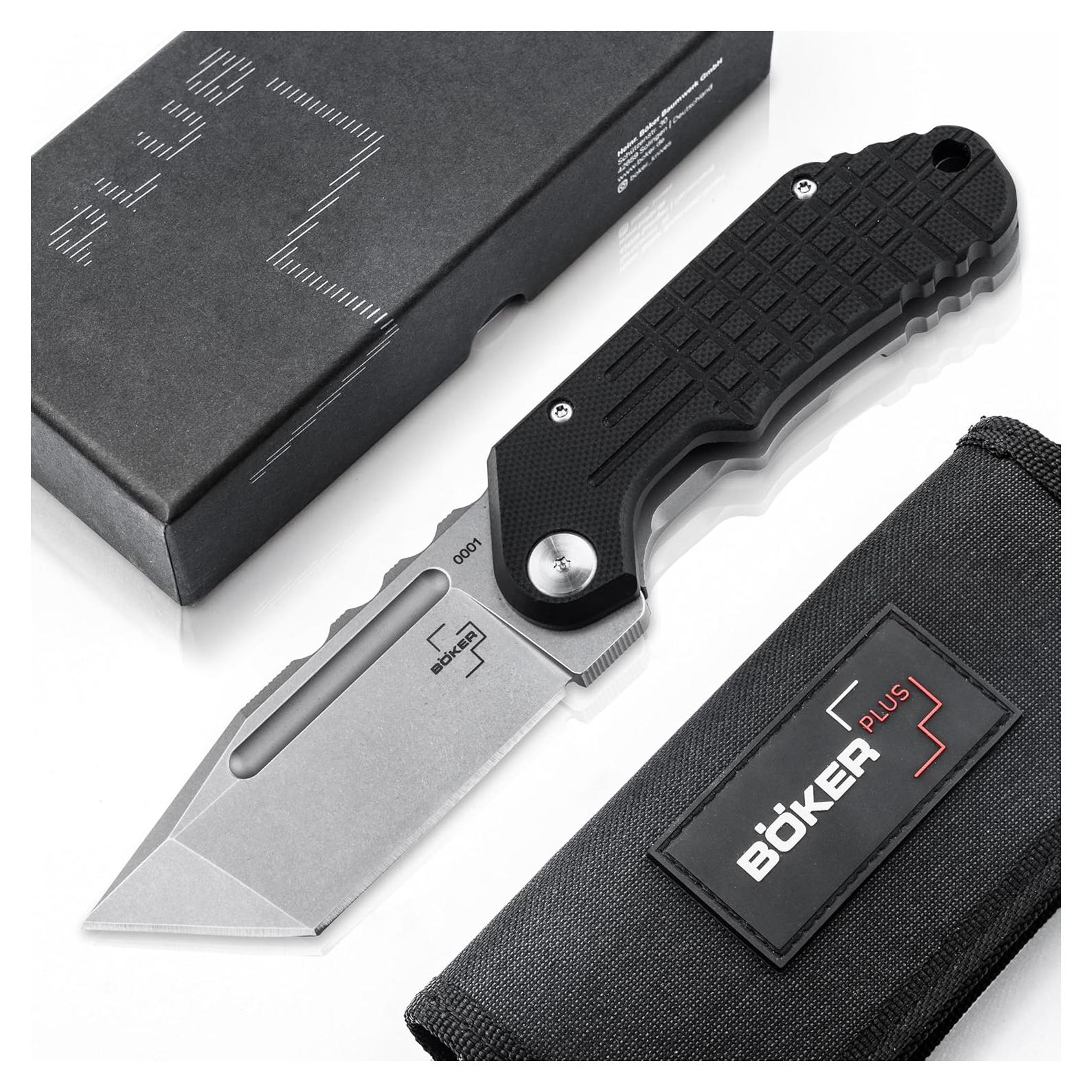 Cataclyst Damascus pocket knife - EDC Flipper Knife with Damascus blade 110 layers - elegant folding knife with clip - sharp - gentleman - in case & gift box