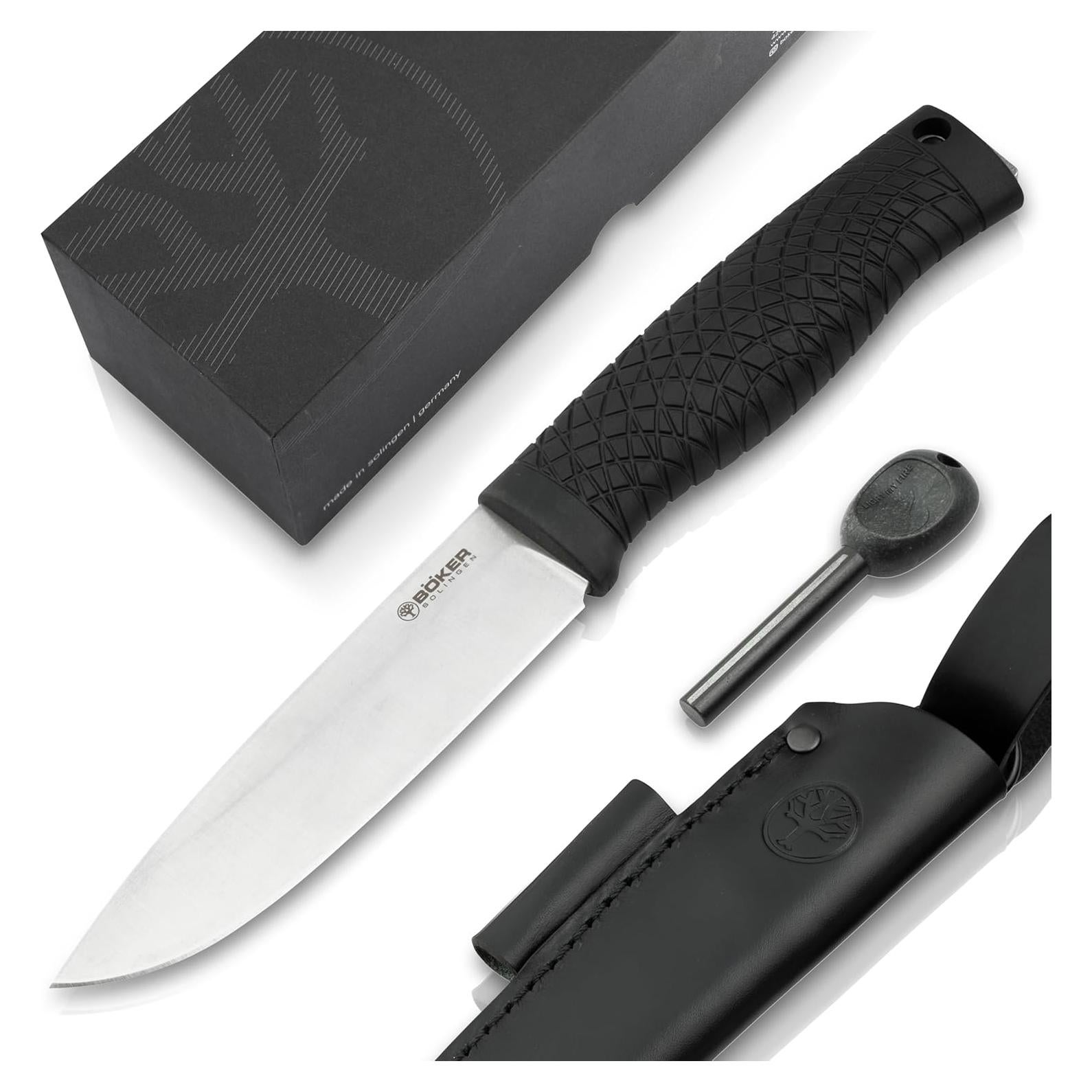 Cuchillo de Supervivencia Boker Bronco CPM-3V 11.3cm con Funda