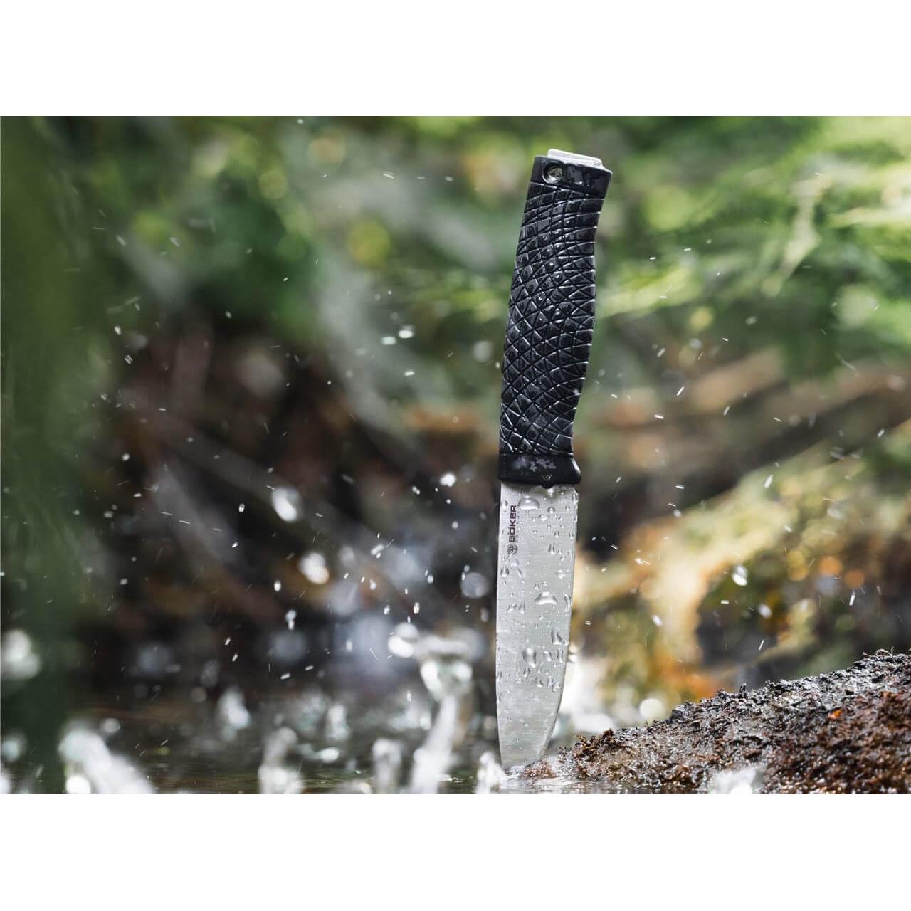 Cuchillo de Supervivencia Boker Bronco CPM-3V 11.3cm con Funda