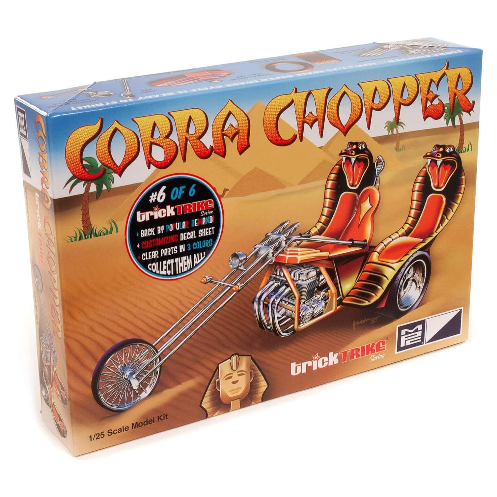 Kit de Modelo Cobra Chopper MPC 1:25 con Calcomanías