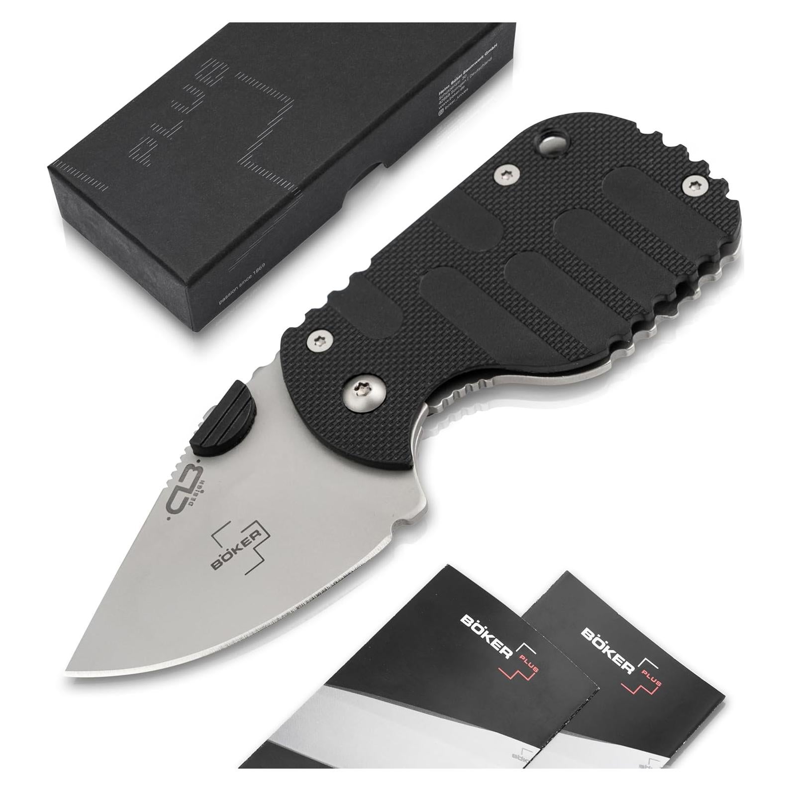 Cuchillo Plegable Boker Plus Subcom 2.0 Negro D2 Zytel