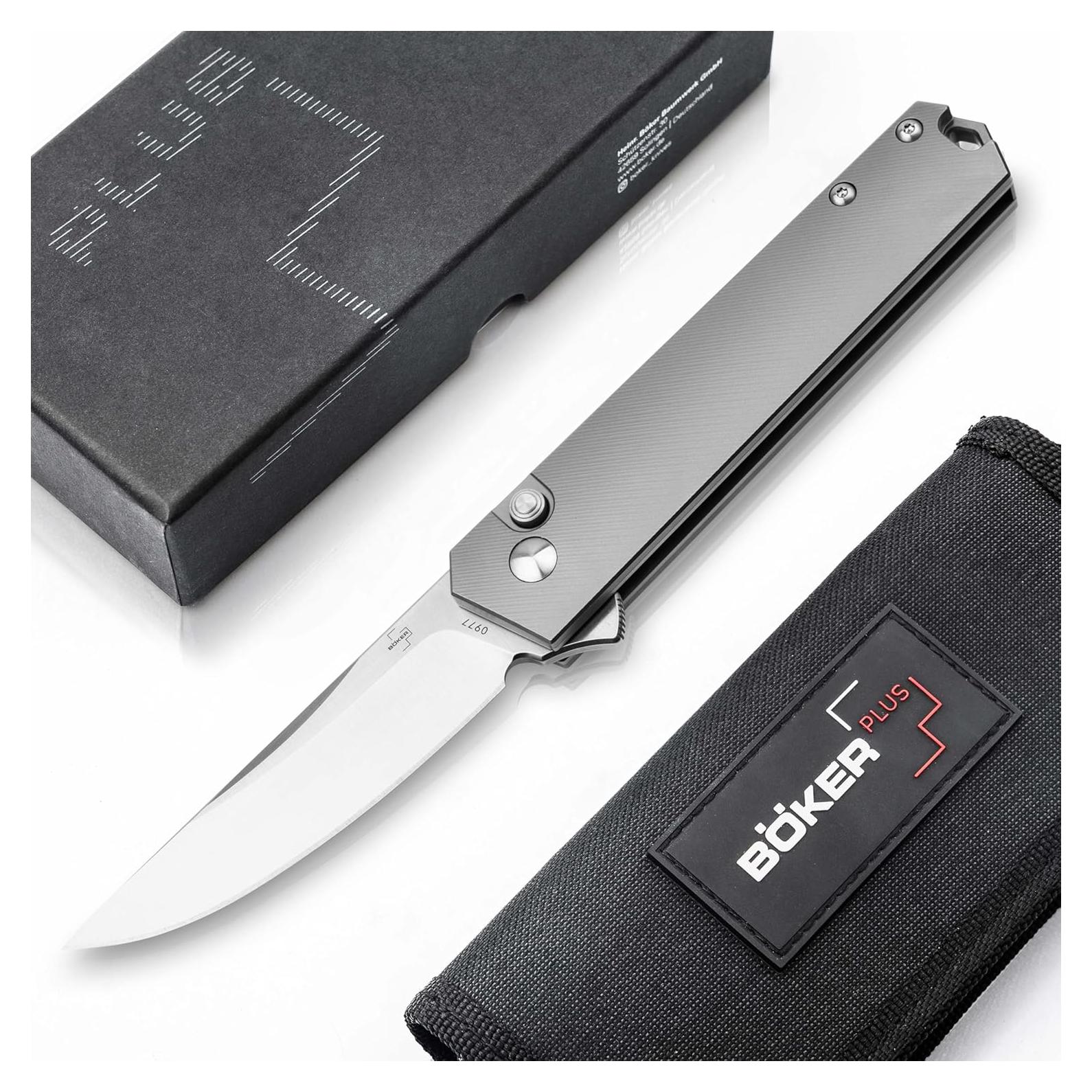 Cuchillo Plegable BÖKER PLUS Kwaiken EDC Titanio 7.69 cm